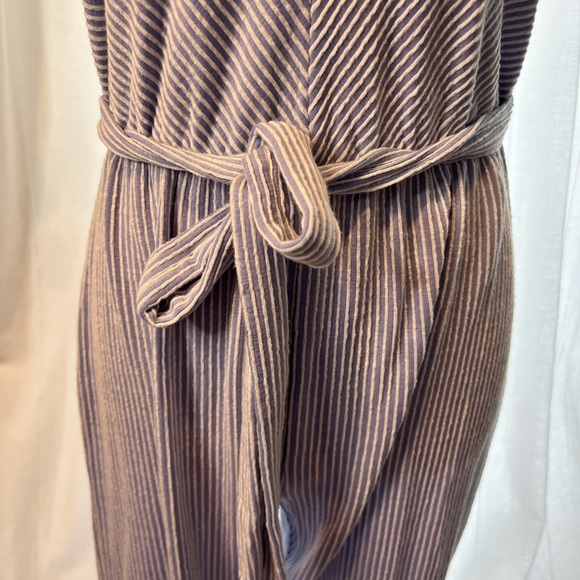Anthropologie CAUTION TO THE WIND LUX SOFT STRETCH STRIPE JUMPSUIT Small - Picture 5 of 7